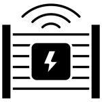 Icono cerca eléctrica perimetral